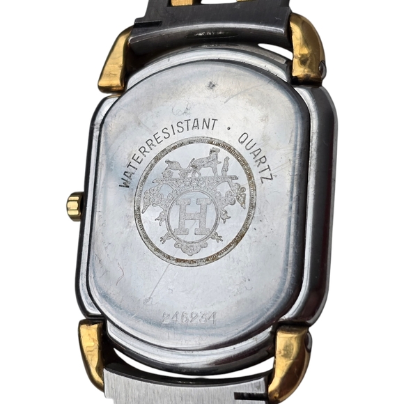Vintage Hermès Rallye Unisex Watch Swiss Made H-Band Bracelet Quartz Luxury - Picture 5 of 7